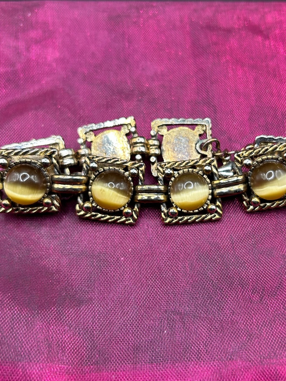 93- Yellow Tigers Eye bracelet